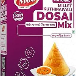 M60 Millets Kuthiraivali (Barnyard Millet) Dosa Mix – Instant Breakfast Mix | High in Fiber & Low in Calories | Gluten-Free, Vegan | No Preservatives | 100% Natural – 400 gms-image-33