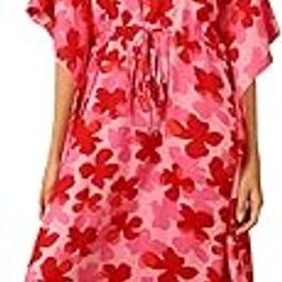 Solid Kaftan Cover-Up Nightdress Beachwear for Women & Teens Luxurious, Soft Cotton Sleepwear, Stylish & Comfortable Loungewear, Loose Fit-image-42