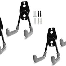 Kemendra® Garden Hose Holder Wall Mount Heavy Duty Water Hose Holders for Outside Metal Hose Hanger Sturdy Hose Reel Hose Hooks for Garden Hose (Small Hook, 4)-image-79