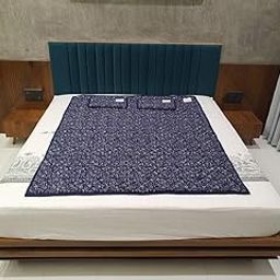 GT Enterprise BIO Magnetic Mattress Protector with 1 Pillow (5X6 feet) Blue-image-73