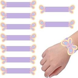 Party Propz Butterfly Theme Party Favours Pack - 10Pcs, Return Gifts For Kids | Butterfly Theme Birthday Decoration | Wrist Band For Kids | Butterfly Theme | Butterfly Wrist Bands-image-60