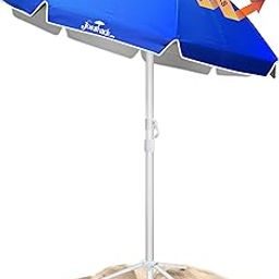 JoeShade Portable Sun Shade Umbrella Sunshade Umbrella Sports Umbrella BLUE-image-22
