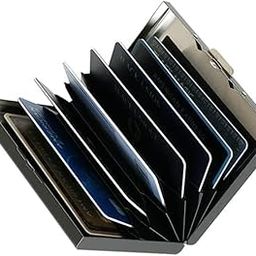 RFID Blocking 8Slot Metal Debit/Credit Cardholder for Men and Woman-picture-22