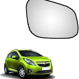 Auto Spare World Right Side Mirror Glass Compatible With Chevrolet Beat 2010-2017 Set of 1 Pcs.-32
