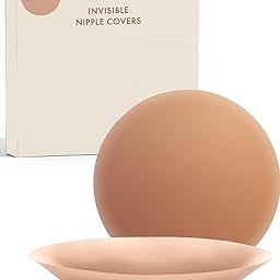 Reusable Pasty Nipple Cover Sticky Hypoallergenic Adhesive Silicone Pasties Nipple Covers for Women with Travel Box-image-92