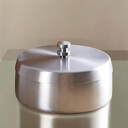 Stylish Stainless Steel Ashtray With Lid– Ashtray Smell Proof, Ideal for Home, Office, Patios, and Balconies. Windproof, Odorless, Elevates Any Space (Silver)-image-83