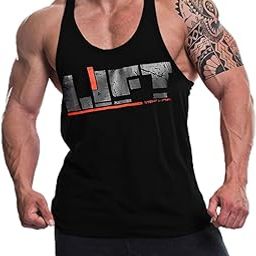 ANTTELOPE Men's Cotton Vests Super Combed Black Round Neck Sleeveless Workout Stringer Y Racer Back Tank Tops Gym Fit Sando Vest Tank Top for Men-image-11