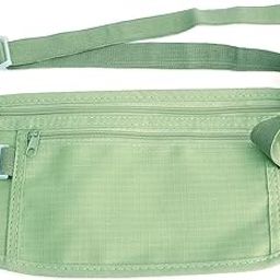 Money Belt for Travel - Hidden Waist Pouch Passport ID Wallet Holder Compact Security Money Waist Belt Bag (Skin)-picture-30