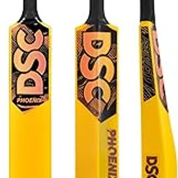 DSC Phoenix Plastic Cricket Bat - Ideal for Tennis and Gully/Turf Cricket Bat with PVC Ball for Kids, Color-Yellow, Size-Full (15 Years and Above)-image-33