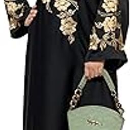 Black Abaya Embroidered Burqa For Women Elegant Modest Wear Islamic Naqab Stylish Dubai Abaya Farasha Burkha-image-24