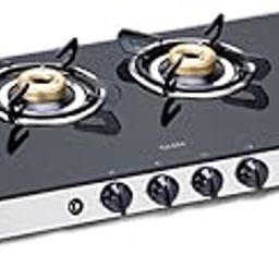 Glen 4 Burner 8 MM Toughened Glass Top | LPG Gas Stoves Extra Wide | Black|Silver | Forged Brass Burners | Auto Ignition | ISI Certified | Warranty 5 Years On Glass, Valve & Burner | 1049 GT FB AI-image-59