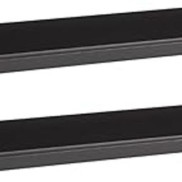 OrganizeMee Metal Floating Wall Shelf Rack,For decoration of wall Living Room, Bedroom & Kitchen,Rack for Showpieces,Study Books Mounting & Organizing Display Decorative Items[63CmX13.8CM] BLACK,QTY:2-picture-24