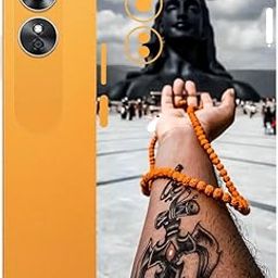 AtOdds Mobile Skin Sticker Wrap | Compatible for Oppo A17 | Scratchproof Matte Finish | Full Coverage for All Sides & Camera Protection (Rudra)-picture-2