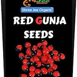 Shree Jee Organic Natural Rakt Gunja (250 GM)| Chirmi, Red Gunja, Lal Gunja Beej Seeds For Pooja -Gunja Beads - Abrus precatorius |100% Naturally sourced-image-3