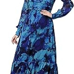 Women Maxi Printed Dress-image-73