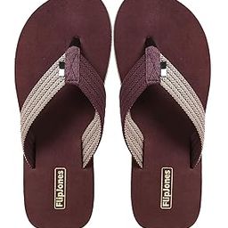 Comfort Flip Flops with Herringbone Pattern, Niwar Straps, Available in Green, Black, Grey and Cherry-image-26