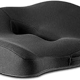 The White Willow Coccyx Orthopaedic Seat Cushion for Relief from Lower Back, Sciatica, Tailbone Pain-picture-27