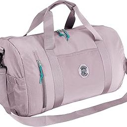 Nylon 30cm Imported Luggage Travel Duffel Bag, Outdoor Weekend Duffel Bag, Trendy Duffle Bag for Women (Light Purple-47 x 25 x 30 Cm)-picture-52