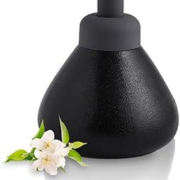 Ekhasa Ceramic Handwash Dispenser Bottle (360 ml) (Black) | Liquid Foam Dispenser for Bathroom, Wash Basin and Kitchen | Bathroom Sanitizer, Lotion, Shampoo, Soap Dispenser | Hand Wash Dispensers Pump-28