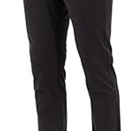 Men Mid Rise Formal Trousers | Slim Fit Ankle Length Plain Design | Cotton Blend & Linen Fabric with Button Closure for Formal-image-98