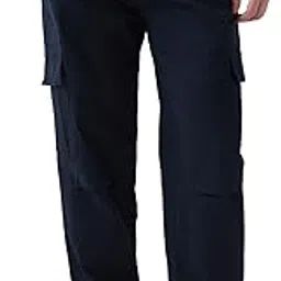bewakoof Men's 100% Cotton Oversized Fit Joggers | Track pants for man | Lower for man | Trouser for men | Baggy trackpants for men | Multipurpose | Mens Lower Activewear | Utility Pockets | Lightweight & Flexible Elastic Waist | Casual Joggers | Loose Fit-picture-12