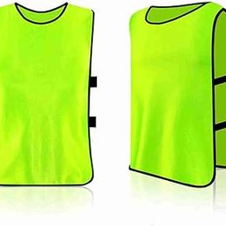 Football Training Vests, 12 Pcs Soft Mesh Scrimmage Vests for Team Campus Competitions-image-24