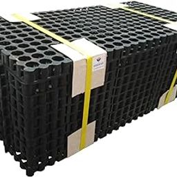 Utkarsh Garden Drainage Cell Mats (Thickness: 20 mm) Terrace/Kitchen Garden | Heavy-Duty, Highly Durable Polypropylene Water Drain Cell Mats for Indoor-Outdoor Home Garden | Pack of 15-31