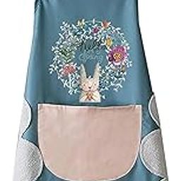 Sulfar Kitchen Apron with Front Pocket and side Coral Velvet for Wiping Hands Towel PVC Waterproof Unique Design Cooking Fits Men/Women Home Restaurant (Pack of 1)-image-27