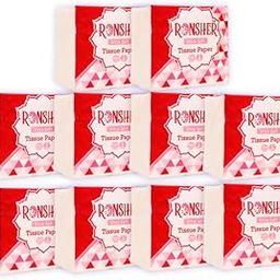 Ronsher | 1 Ply Soft Paper Napkins | 100 Pulls Per Pack | 30x30 CM | Set Of 10 | Soft & Absorbent | OBA-Free | Food Safe | Suitable For Kitchen, Offices, Daily Use and etc.-image-68