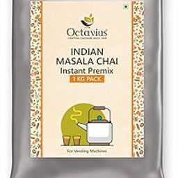 Octavius | Indian Masala Premix Tea -1 Kg | Tea Premix For Vending Machine | Masala Chai Instant Tea Premix | Masala Chai Powder | Readymade Tea | Added Extracts of Aromatic Indian Spices | Tea 1Kg-8