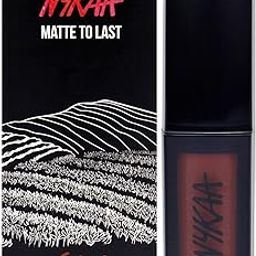 Nykaa Matte to Last Liquid Lipstick, Matte Finish, 5ml - 18 Chai-43