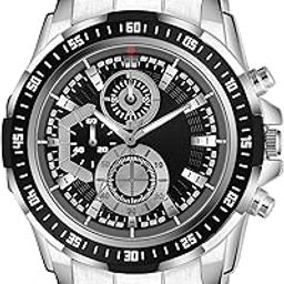 DLX Silver Phantom Chrono: Men's Luxury Chronograph Watch, Stainless Steel, Waterproof, Analog Quartz, Multifunction, Sporty, Premium Gift-picture-13