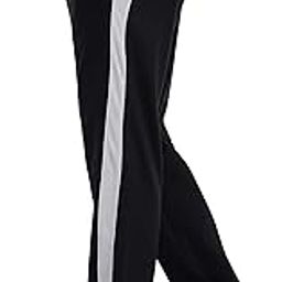 Men's Cotton Track Pants, Joggers for Men, Night Wear Pajama, Black Color with Stripes and Pockets for Sports Gym Athletic Training Workout-picture-15