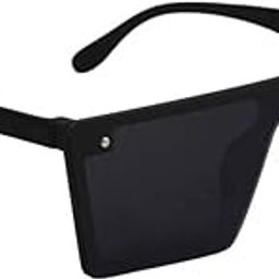 GIFFERMAN Trendy Round Metal Frame Stylish Shade Goggles Polarized and 100% UV Protected Unisex Sunglasses For Men's and Women's Branded Latest and Stylish Sunglasses versized Vintage Cat Eye-0