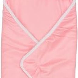 Soft Fleece Hooded Baby Wrapper | Multipurpose Blanket & Play Mat | Velvety Finish (Pink)-image-13