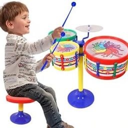 ME Kids Drum Set Musical Toy (Multicolor) for Boys & Girls for 3 Years & Above-image-43