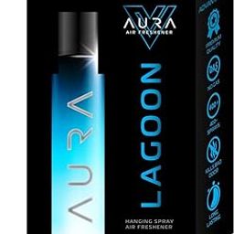 Vista Auto Care Hanging Air Freshener With 30ml Perfume Spray and 2 Hanging Boards | For Home, Living Spaces, Office, Cars, Closets, Bathrooms | 400 + Sprays (Lagoon)-image-88