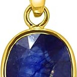 3 to 12.50 ratti asthdhatu Blue Sapphire Pendant for Women and Men-31