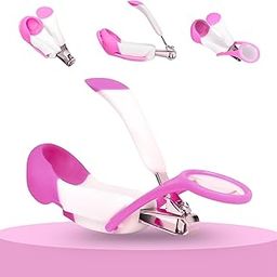 OBABY Baby Nail Clipper with Magnifier ?Safe Nail Cutter for Newborns,Infants & Toddlers| Gentle Trimmer with Zoom Lens| Manicure & Pedicure Care Tool.-image-82