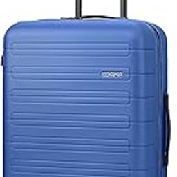 Novastream 67 Cms Medium Spinner 8 Wheel Hardside Polycarbonate Suitcase with Recessed TSA Lock and Duosaf Security Zipper - Navy Blue-image-63