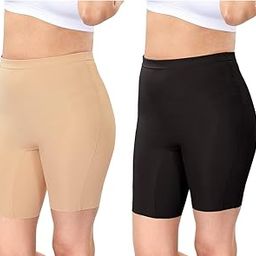 Women's Cotton Blended Shorts P-616 (Skin & Black)-image-54