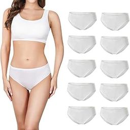 (Packof10 Unisex Disposable 100% Spun Less White Underwear, Travel Panties for Men Women Unisex Use and Throw Hotel Spa, Hospitalisation, Pregnancy Postpartum-image-94