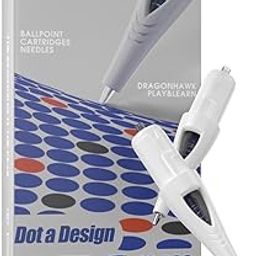 Dragonhawk Practice Tattoo Cartridges Needles with Ballpoint for Dotwork Drawing & Practice on Papers Black Color-picture-38