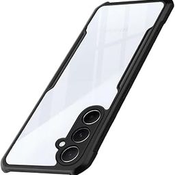 TheGiftKart Shockproof Crystal Clear Back Cover Case for Samsung Galaxy A35 5G | 360 Degree Protection | Protective Design | Transparent Back Cover Case for Samsung A35 5G (PC & TPU, Black Bumper)-7