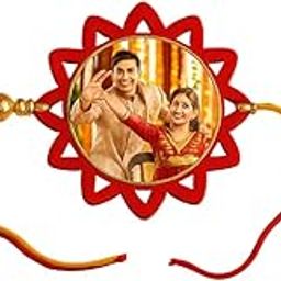 Customized Photo Rakhi for Brother Kids Adults | Personalized Rakhi with Picture | Bro Best Bhai Design Sublimation | Unique Rakshabandhan Gift with Name Photo | Pack of 1-10