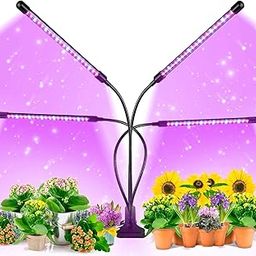 Linist 80W Metal LED Grow Light for Indoor Plants – 80 LEDs with Red Blue Spectrum, 9 Dimmable Levels, 3-9-12H Auto Timer, 3 Light Modes, Flexible Gooseneck & Strong Clamp – Full Spectrum Plant Lamp-picture-29