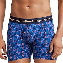 NY03 Men's Super Combed Cotton Elastane Stretch Printed Boxer Brief with Ultrasoft Waistband (Prints May Vary)-image-69