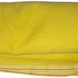 Men's Cotton Thin Soft Paramsukh Dhoti (Yellow Kacchi Coloured For Pooja/Vivah)-40