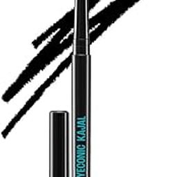 Lakme Eyeconic Black Kajal, Matte Kohl Liner in a Twist Up Pencil - Waterproof, Smudge Proof & Long Lasting Eye Makeup, 0.35 g-5