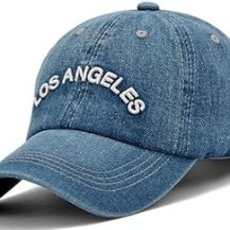 Handcuffs Unisex Baseball Cap Los Angeles Embroidery Denim Cap Sun Hat with Adjustable Snapback | Caps & Hats | Stylish Topi | Casual Hat-picture-11
